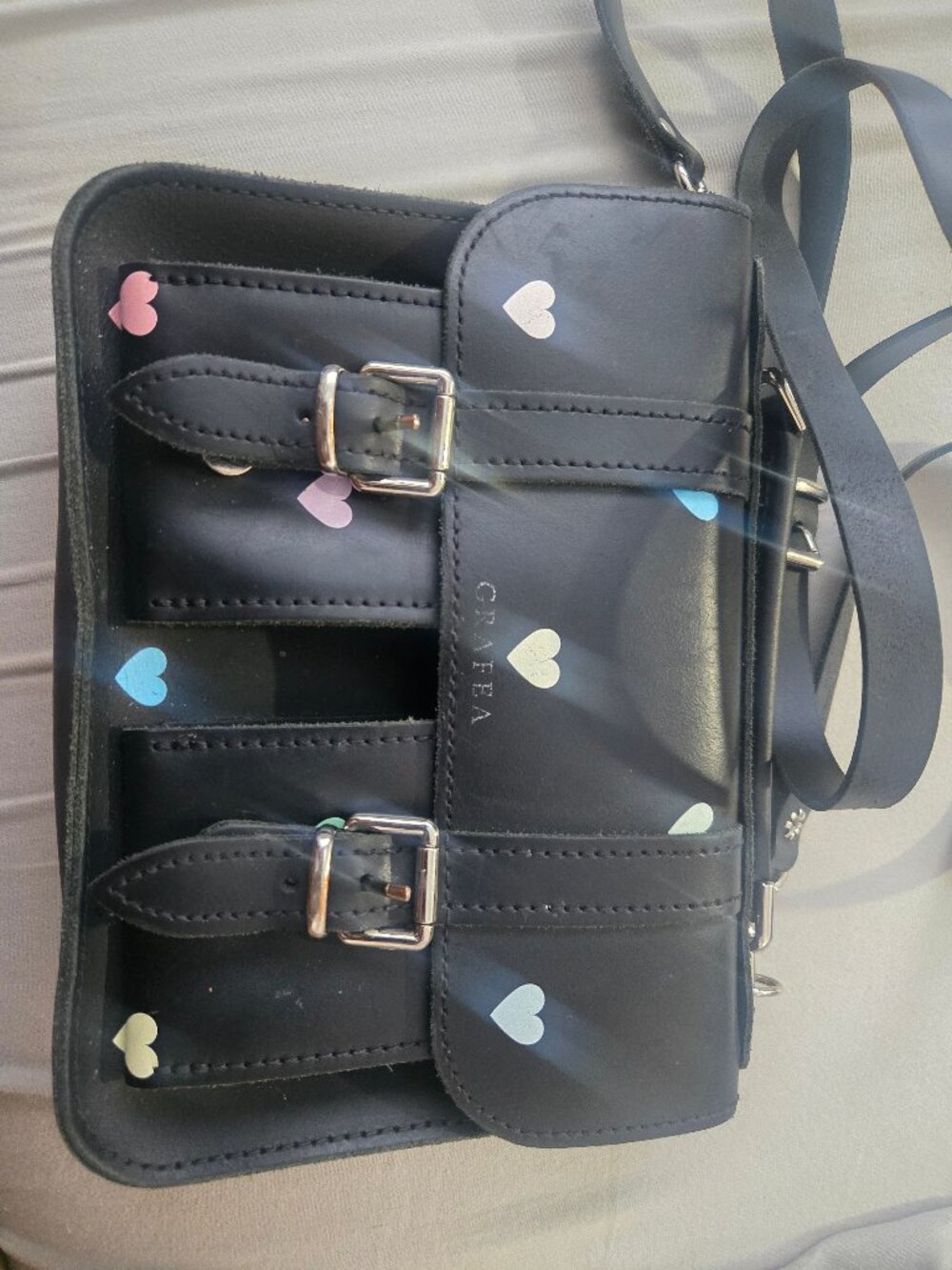 Grafea mini pastel heart satchel